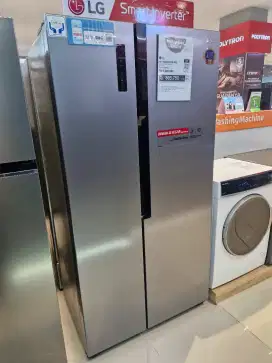 Promo Cicilan Bunga 0% Kulkas LG SXS 566Ltr GCFB507