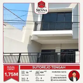 DIJUAL CEPAT BUTUH UANG RUMAH BAGUS SUTOREJO TENGAH