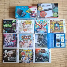 New Nintendo 2DS Xl dan 3DS Xl beserta Games