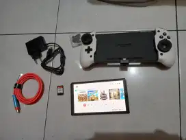nintendo switch oled mario ofw original