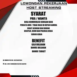 Host Live untuk marketplace