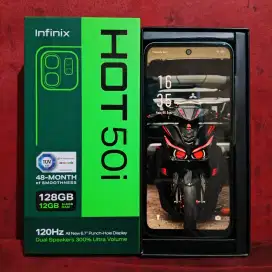 infinix hot 50i 6+6/128 fullset