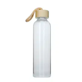 Botol minum kaca borosilikat tinggi, botol minum mewah 700Ml.