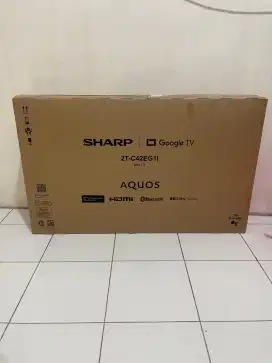 Google TV Sharp 42inch new segel
