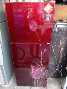 kulkas 2 pintu Polytron normal murah saja