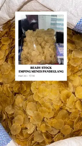Emping mentah menes pandeglang banten