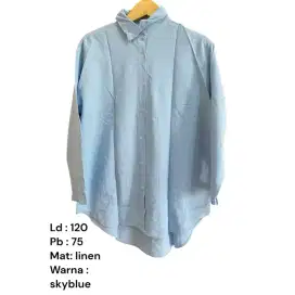 kemeja katun linen