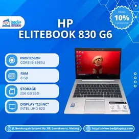 LAPTOP HP ELITEBOOK 830 G6 TERKEREN!