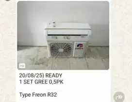 Ac bekas merk gree