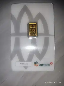 Antam 1 Gram CertiEye Redmark 2025