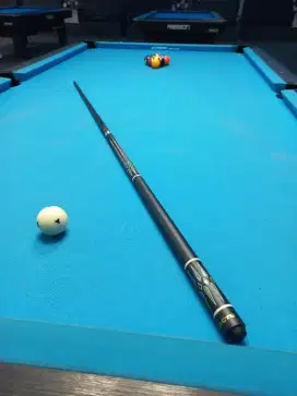 Stick Billiard Carbon HCTQ Abalone Second Mulus Seperti Baru