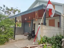 Kanopi baja ringan + plafon PVC