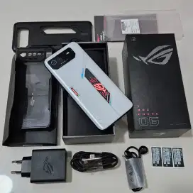 Asus ROG Phone 6 5G 256GB Fullset Original Like New Resmi White