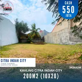 3434ASW. Kavling Siap Bangun di Citra Indah City Jonggol