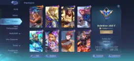 akun mobile legend ML satu email dua akun murah aja