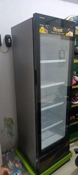 Showcase 1 pintu polytron glazell 4 susun