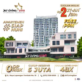 Dijual Apartemen Siap Huni & Siap sewa di Jakarta,cicilan ringan,