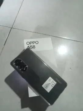 Oppo a58 ram 6/128 fullset mulus