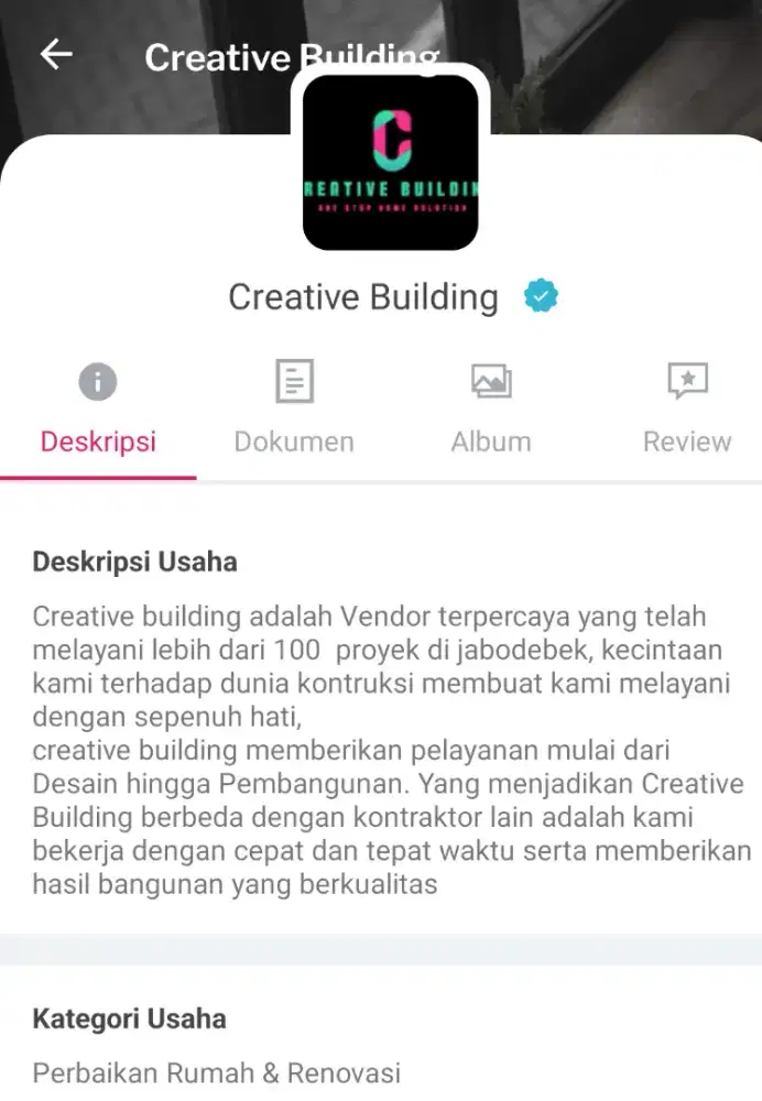 Kontraktor dan jasa pertukangan