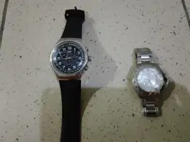 Jam Swatch dan Guess Asli