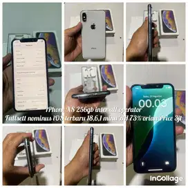 Iphone Xs 256gb fullsett all operator