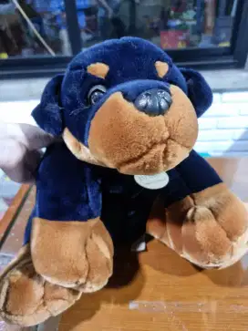 Boneka anjing hitam