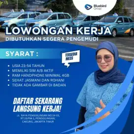 Lowongan driver taksi online bluebird