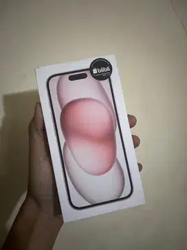 iphone 15 128gb pink segel baru new