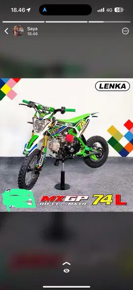 Sepeda trail lenka matic 110cc