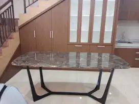 Top meja quadra meja makan meja island costume setok terbatas
