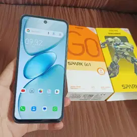 Tecno sprak Go1 4+4/64 Fulshet mulus no minus