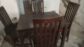 JUAL MEJA MAKAN JATI KONDISI BAIK
