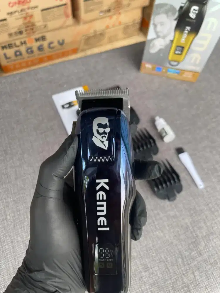 BARU MERK KEMEI BLUE ORIGINAL CLIPER CUKUR RAMBUT