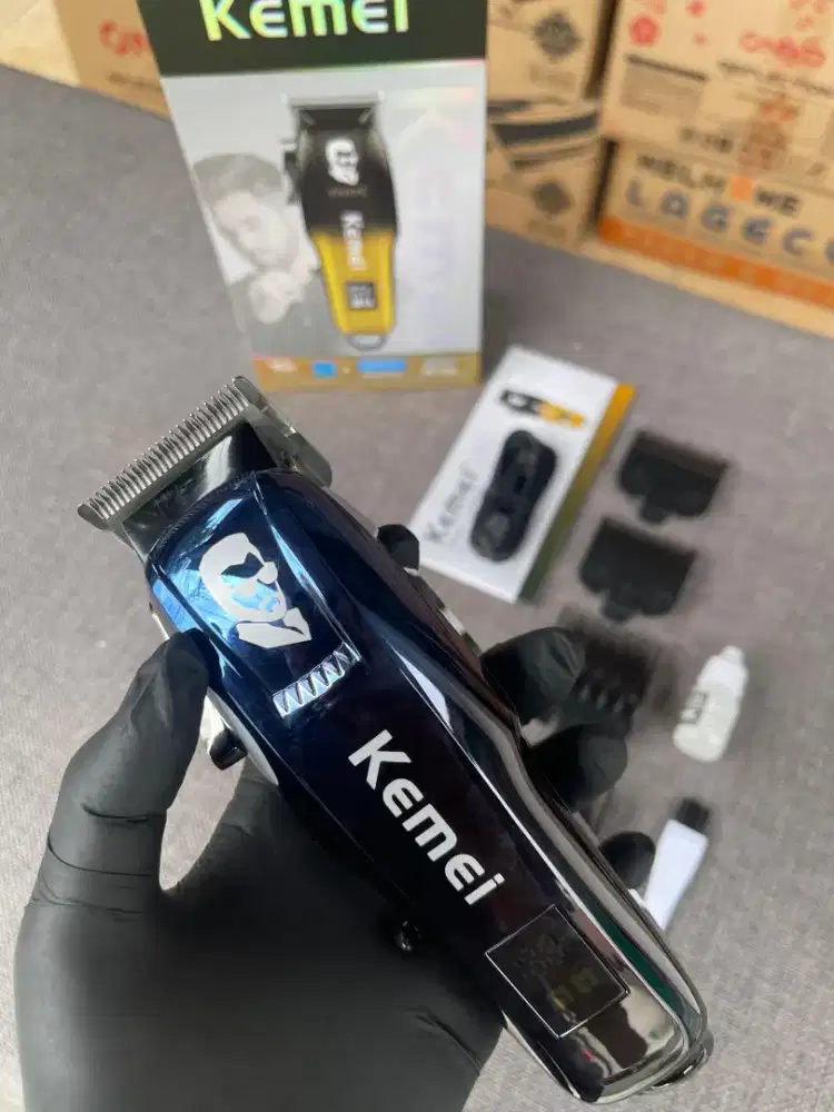 KEMEI BLUE ORIGINAL PERGAS CUKUR RAMBUT BARU
