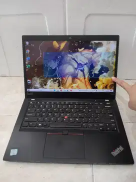 Laptop Keren murah Thinkpad X390 Touchscreen core i5 gen8 ram 16/256