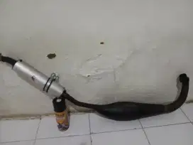 Knalpot / kenalpot motor satria 2tak