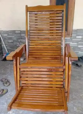 Kursi malas/goyang jati free ongkir