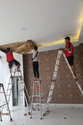 jasa pasang wallpaper + vinyl lantai