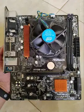 ASRock H110M-HDV DDR4 & intel G4400 3.3GHz iGP HD510