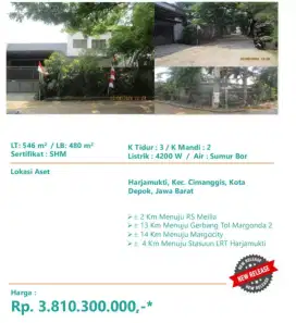 Dijual Rumah Siap Huni Cimanggis Depok