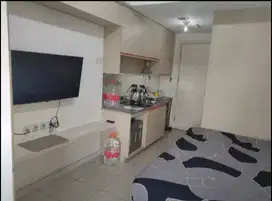 Studio 21m full furnish apartemen green Lake sunter tower 1