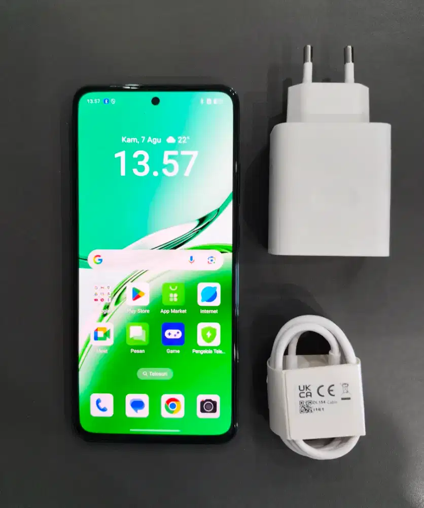 JUAL HP EX DEMO OPPO RENO 12F 5G 12/256 HIJAU