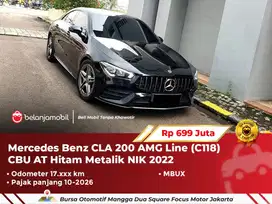 [ LOW KM ] Mercedes Benz Mercy CLA200 CLA 200 AMG AT Hitam 2022/2023