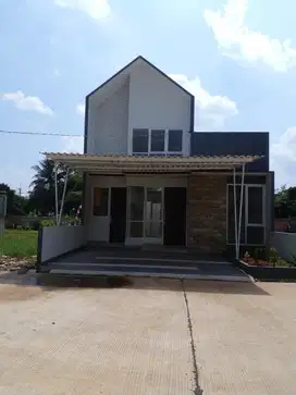 Rumah Cantik 1 lantai dengan Mezanine di Bogor Jawa Barat