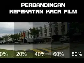 Kaca film tolak panas panggilan sedia stiker buram sandblast polos