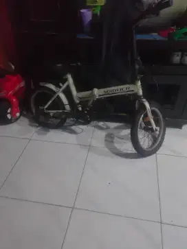 Sepeda lipat lecet pemakaian , jual aja