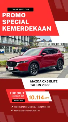 Mazda Cx5 2.5 Elite at 2022 low km 20rb servis record