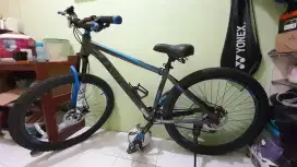 Sepeda MTB exotic 2612 AM warna biru. Silahkan buka harga