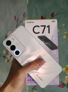 Realme c71 ram 6+12/128 white swan