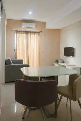 Disewakan Bulanan  2BR Furnish Apartemen Cosmo Terrace Thamrin City